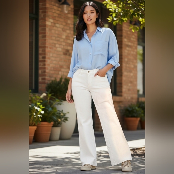 LOFT Denim - White Flare Women's Jeans